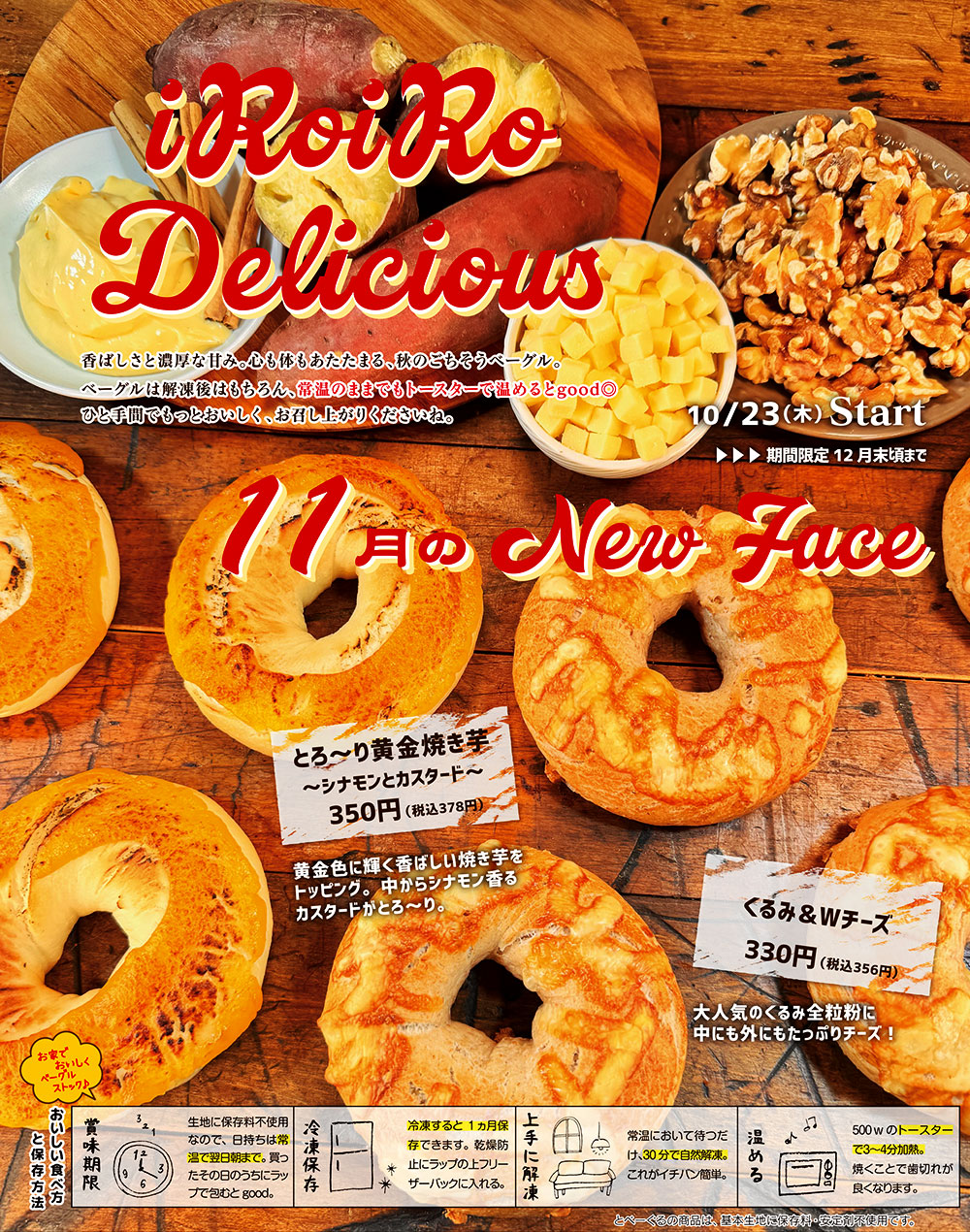 とべーぐる 新発売ベーグル